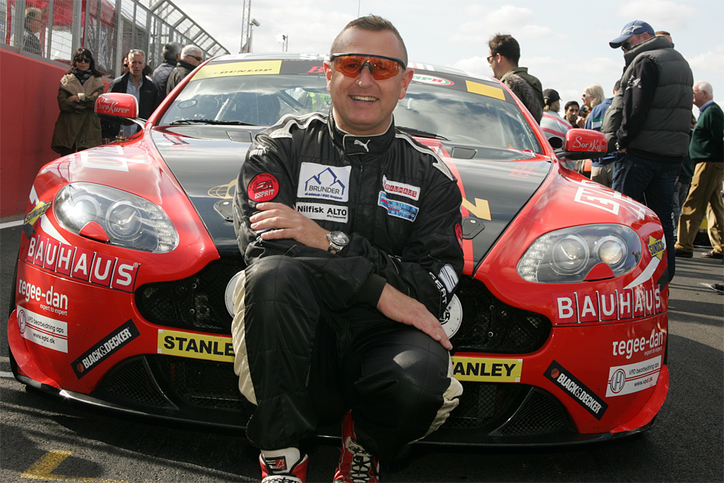 Kim Holmgaard før starten på 24-timers løbet på Silverstone